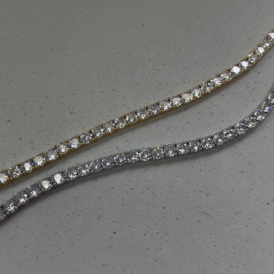 Silverplated tennis bracelet