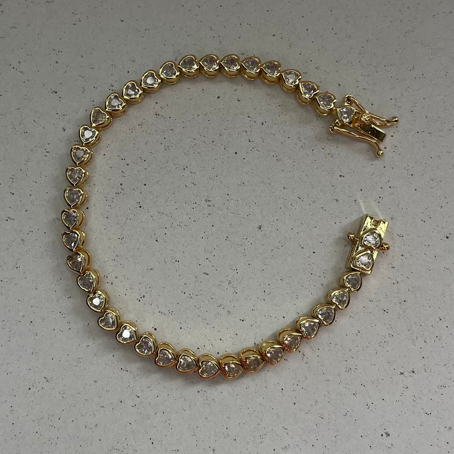 Hearts Tennis Bracelet