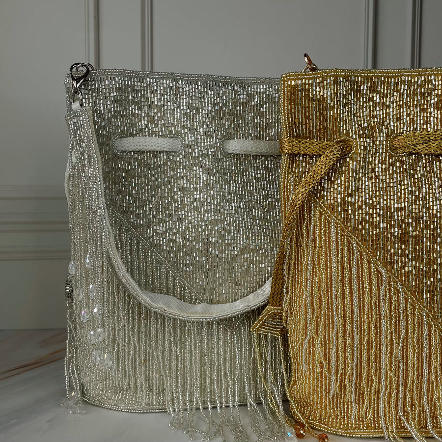 Fringed Bucket Bag