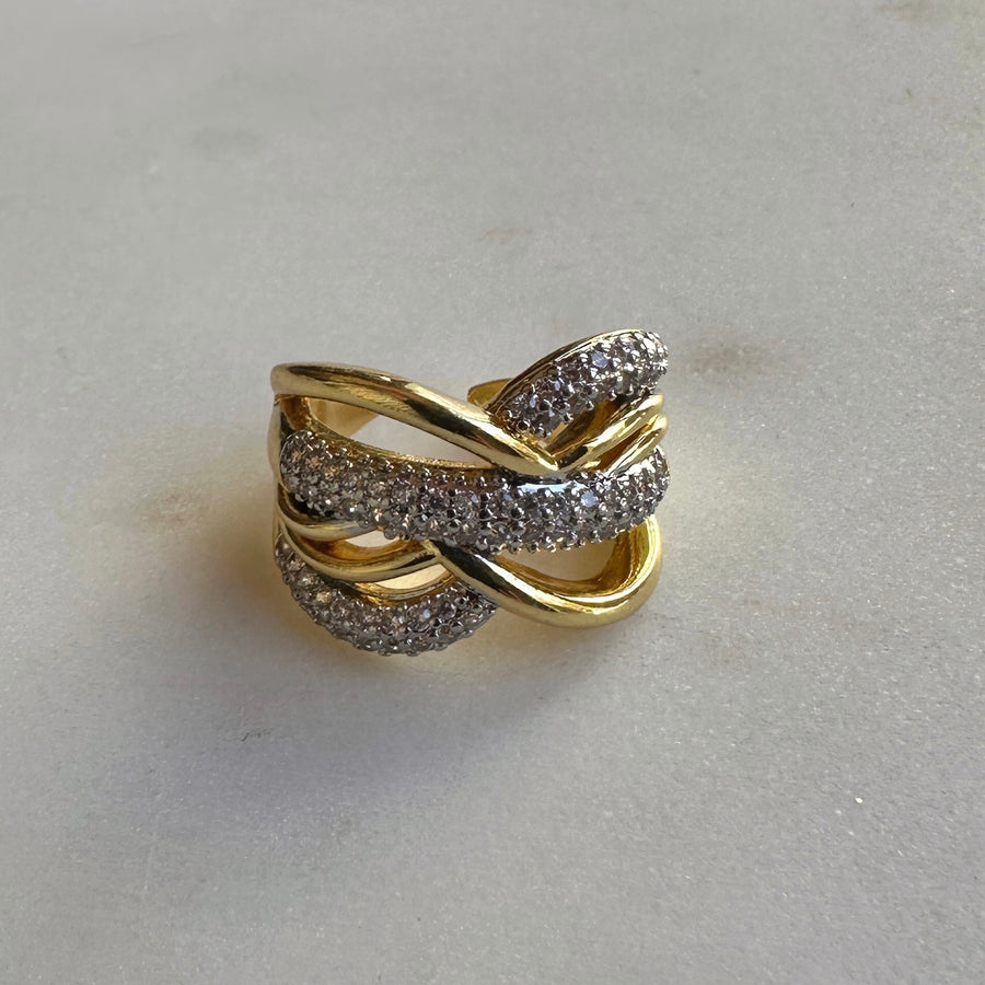 Royal Crown Two Toned Ring