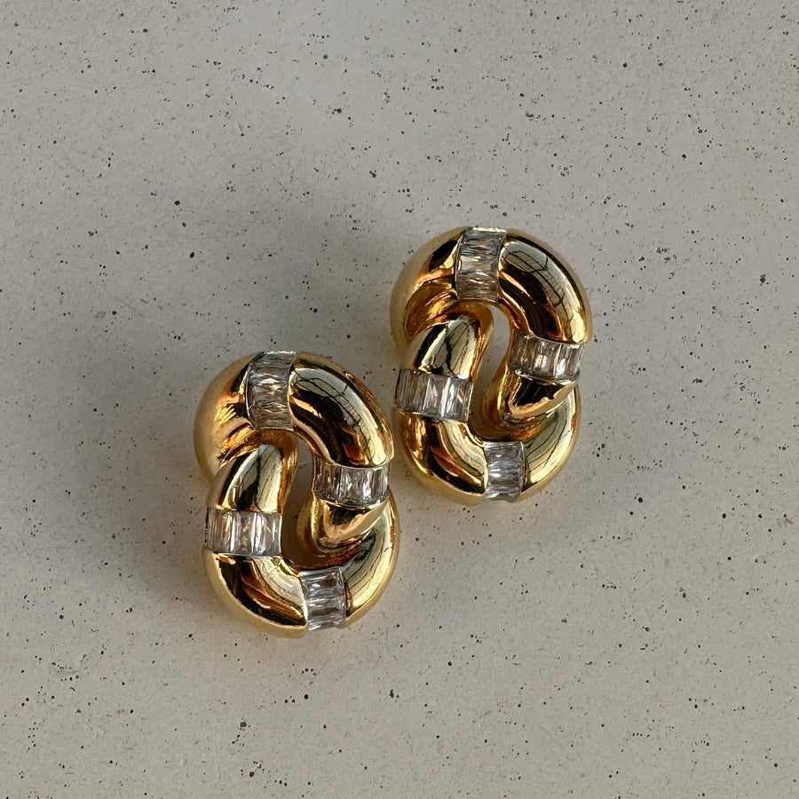 Twist Sparkly Earrings