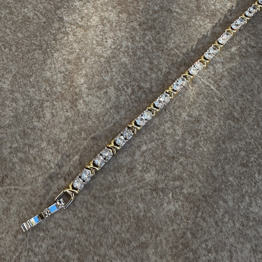 X Tennis Bracelet