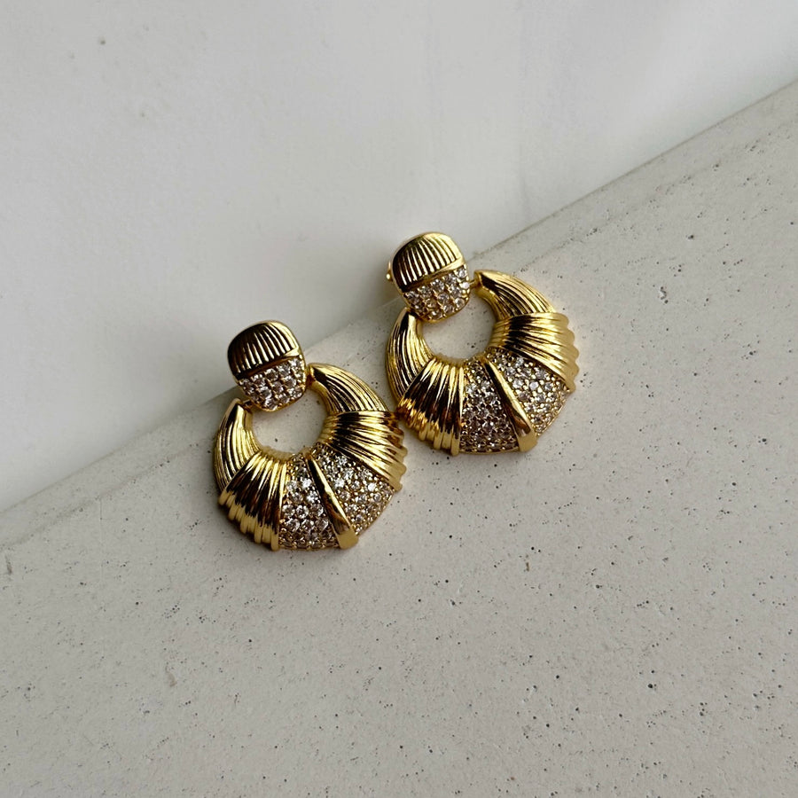 Vintage Door Knocker Earrings