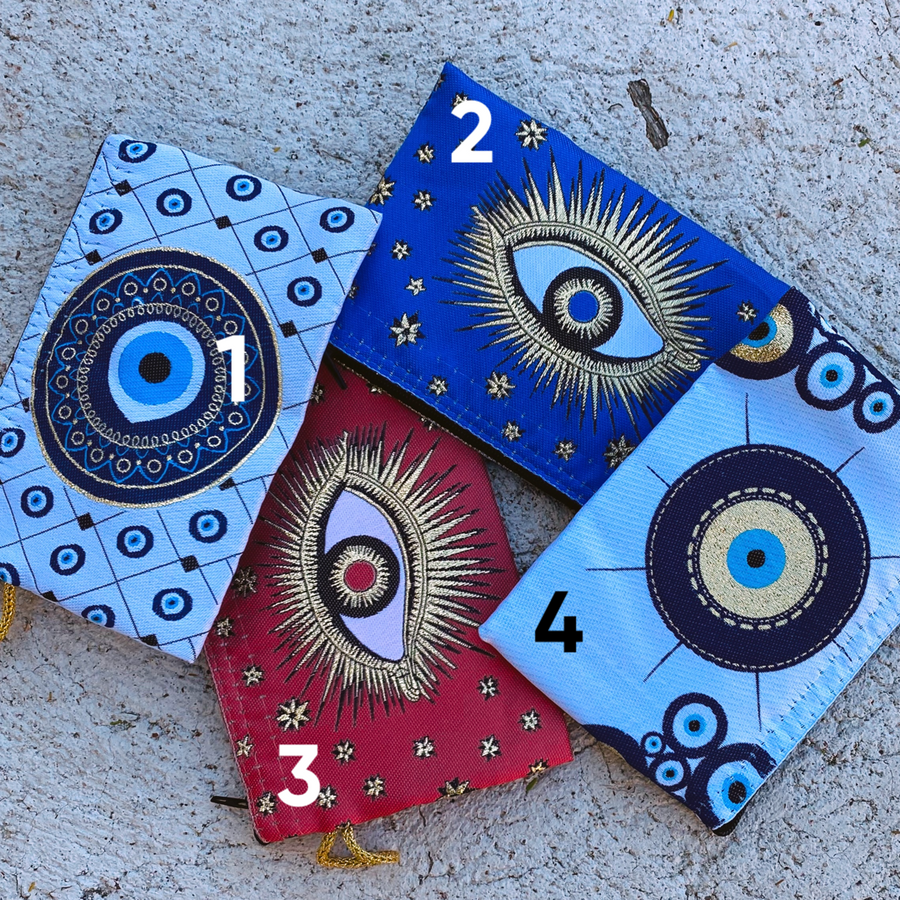 Evil eye pouches