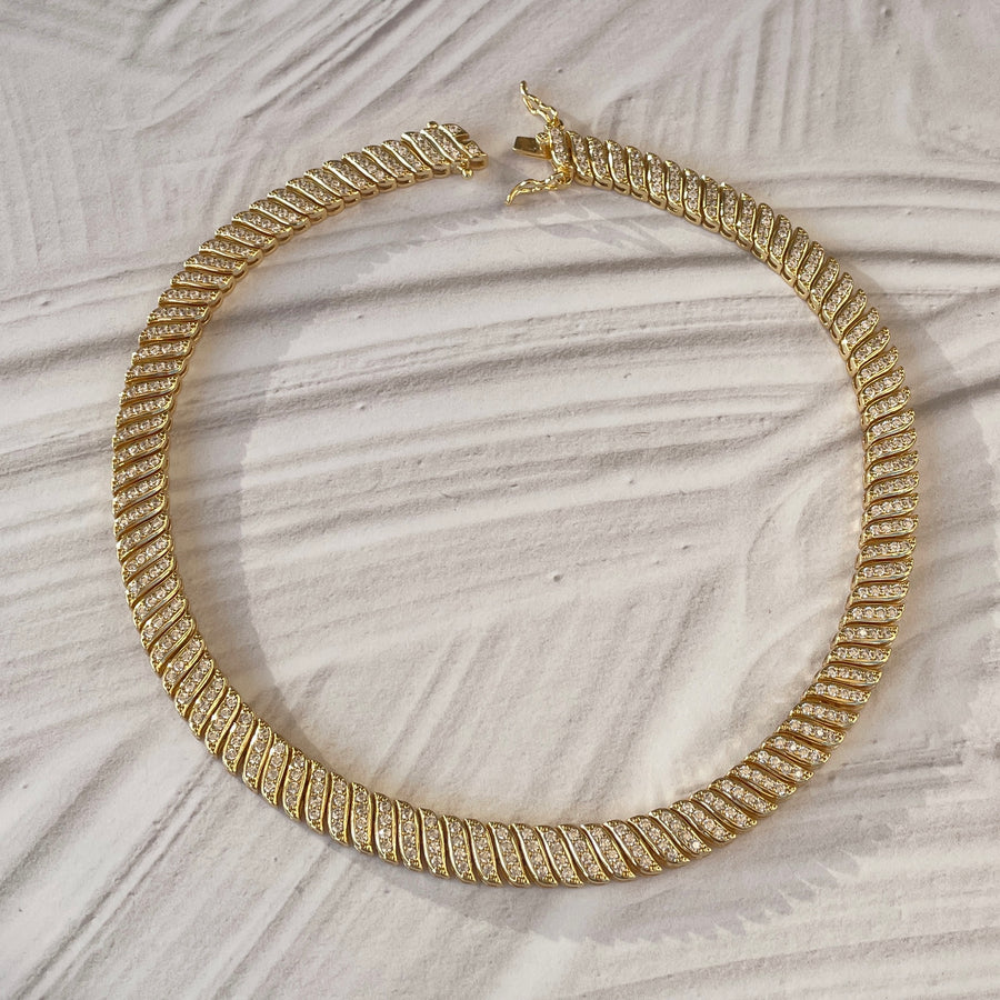 Iced Out Snake Chain