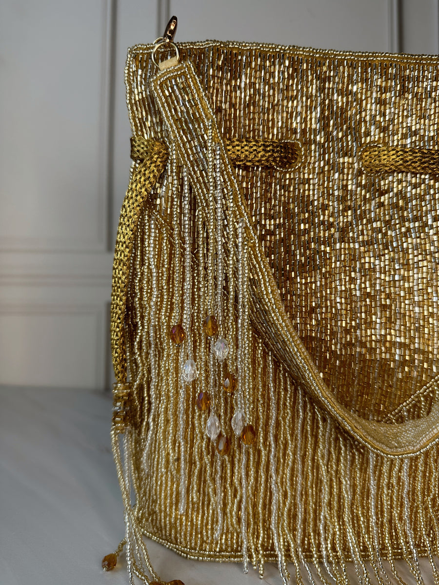 Fringed Bucket Bag