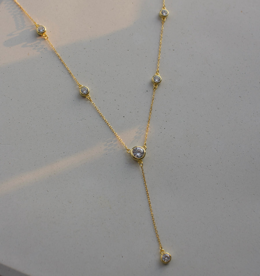 Lariat Circle Necklace