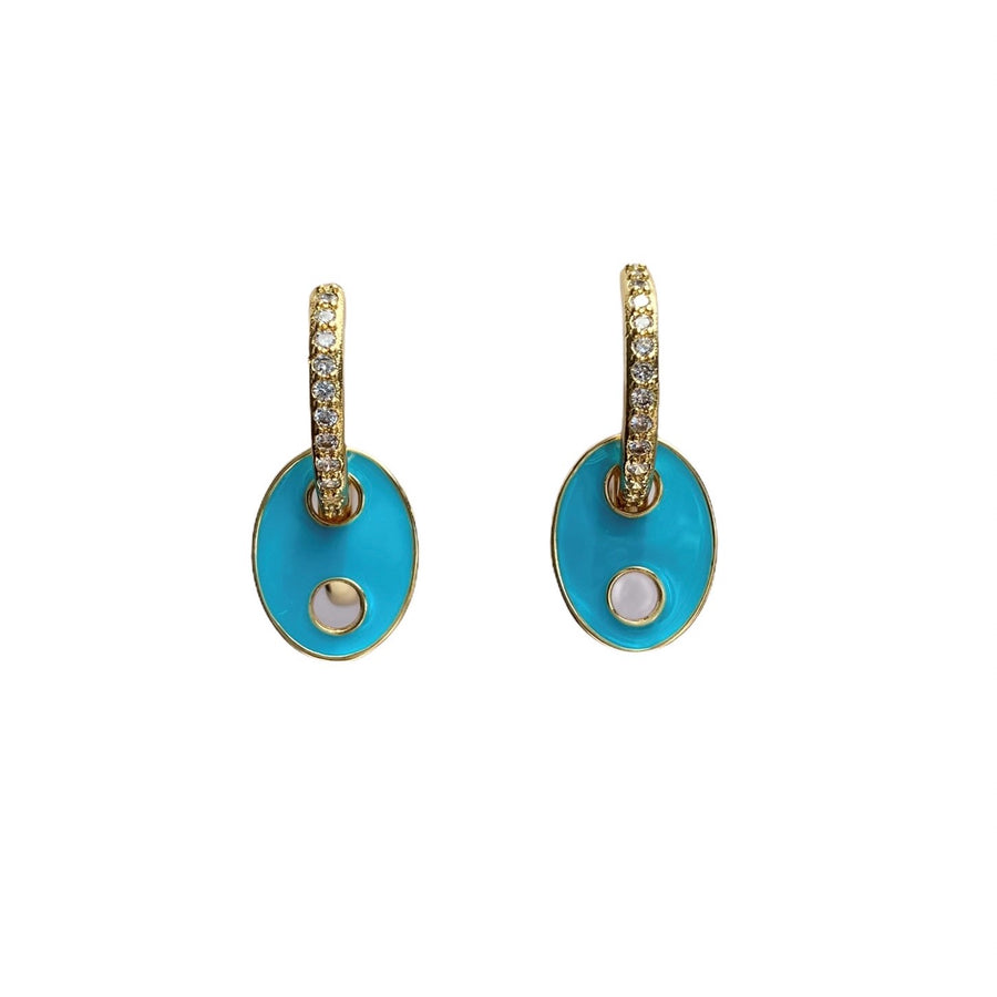 Enamel Gucci Earrings